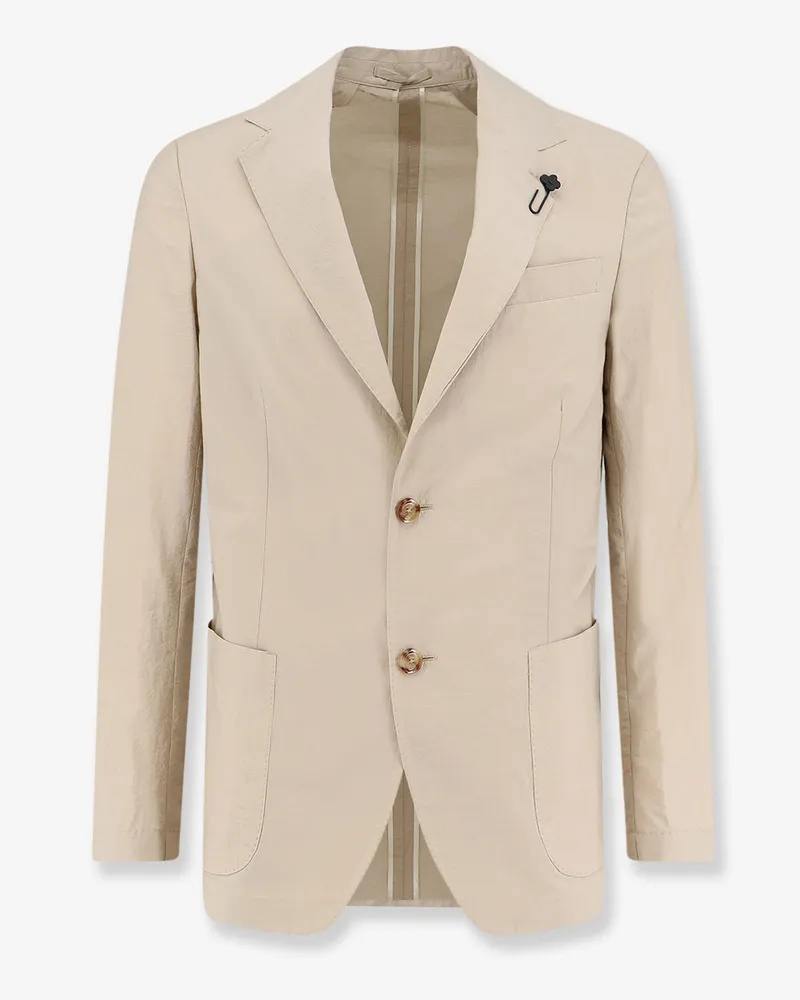 LARDINI Rieti cotton blend blazer -  - gender_Man Beige