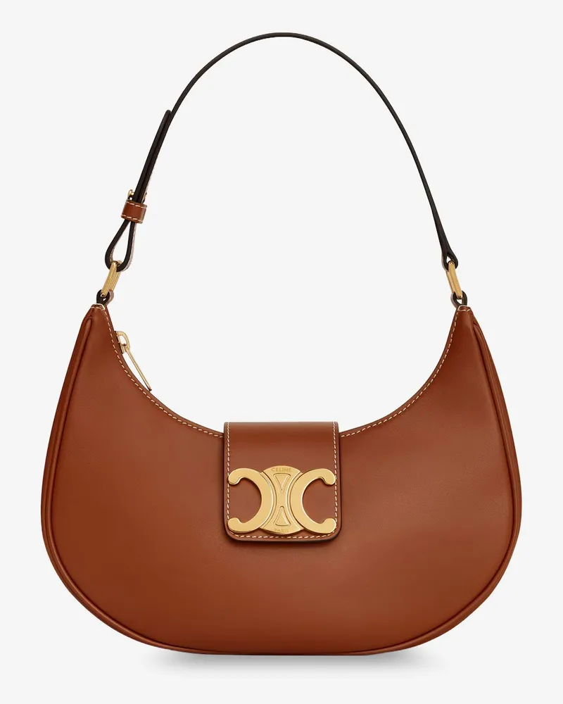 Celine Medium Ava Triomphe leather crossbody bag -  - gender_Woman Brown
