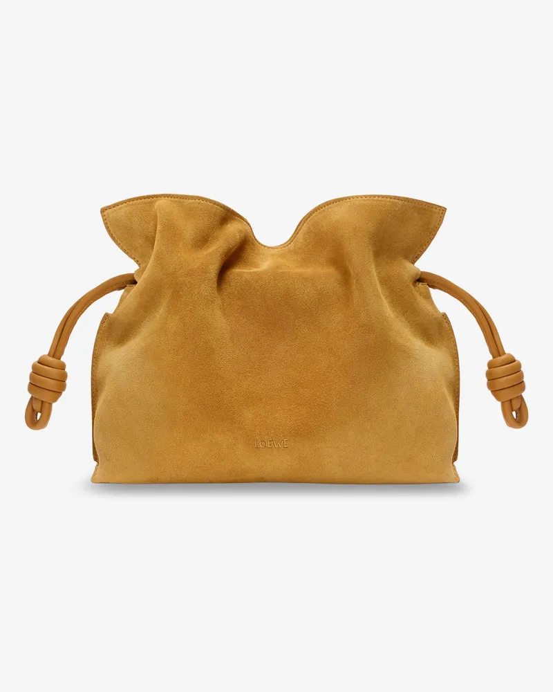 Loewe Flamenco suede handbag -  - gender_Woman Yellow
