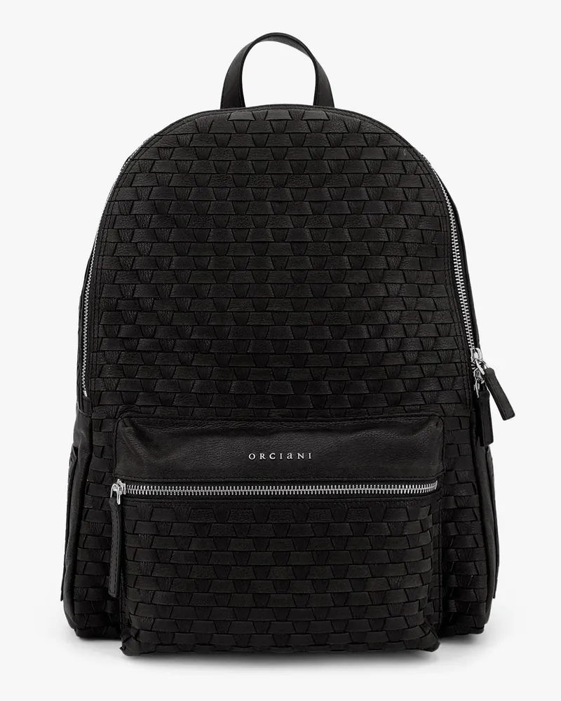 Orciani Suede backpack with interwined motif -  - gender_Man 