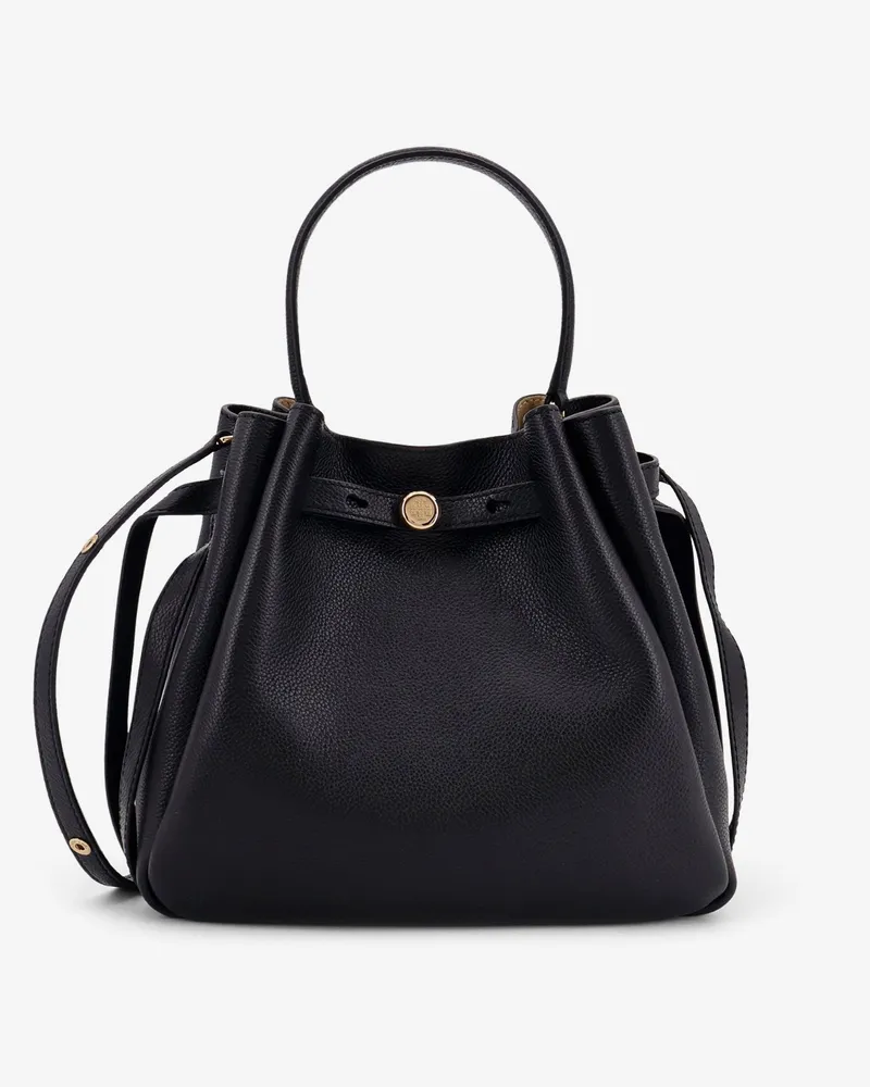 Tory Burch Romy leather bucket bag -  - gender_Woman Black