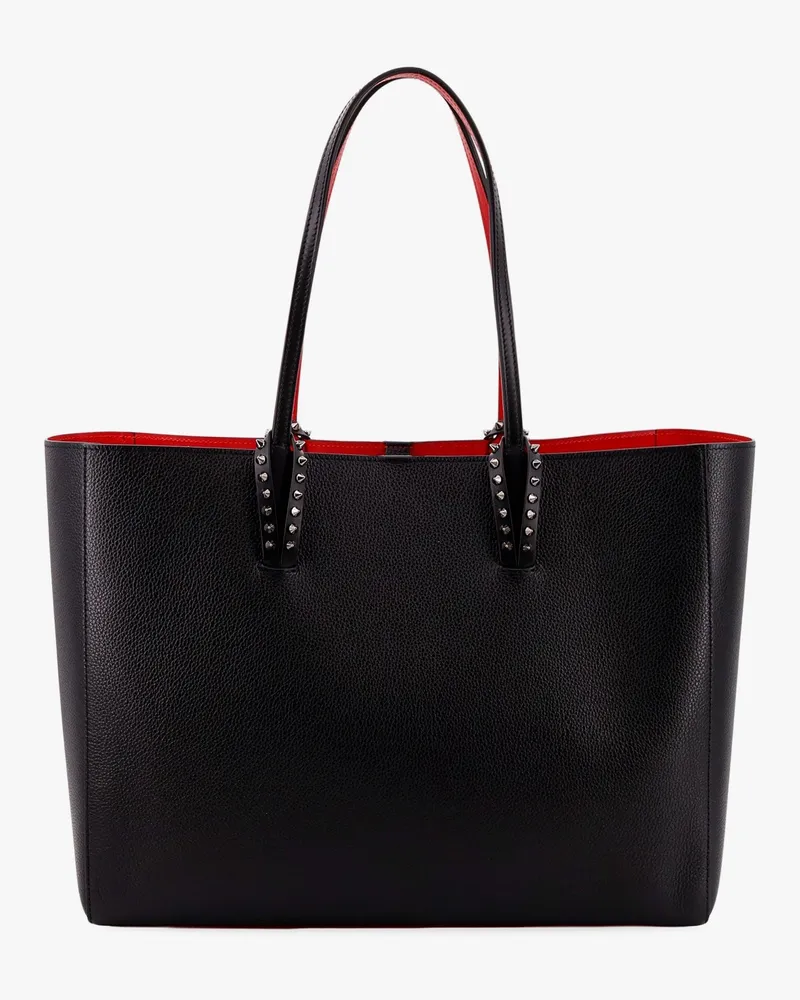 Christian Louboutin Cabata studded leather shoulder bag -  - gender_Woman Black