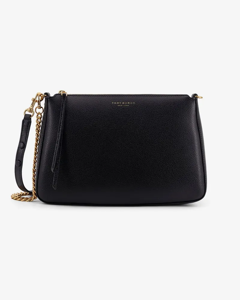 Tory Burch Perry leather shoulder bag -  - gender_Woman Black