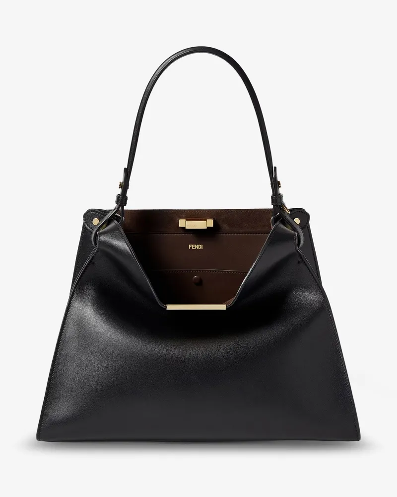 Fendi Way Medium leather shoulder bag -  - gender_Woman Black