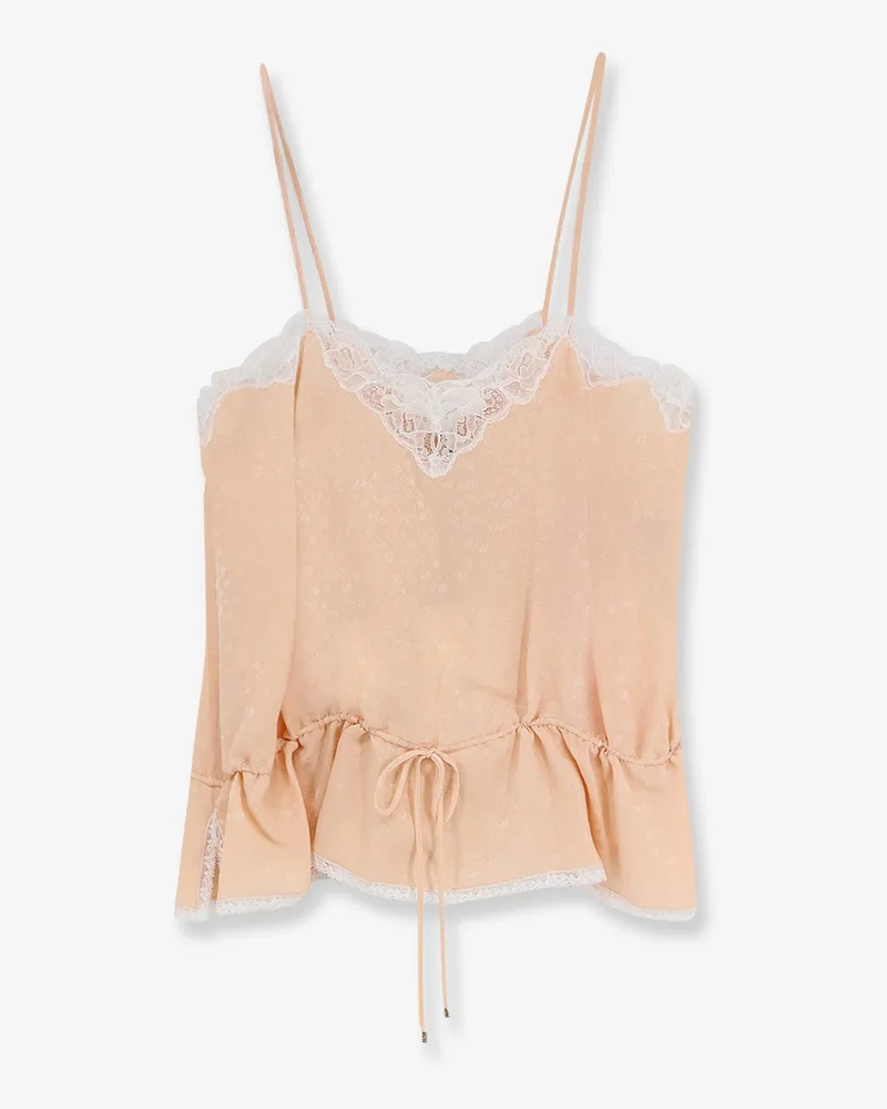 Chloé Printed silk top -  - gender_Woman Pink