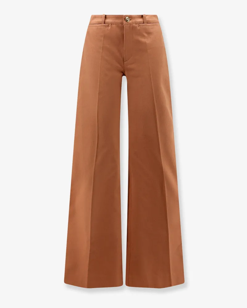 Chloé Cotton trousers -  - gender_Woman Orange