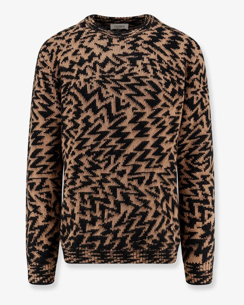 Laneus Wool blend sweater -  - gender_Man Brown
