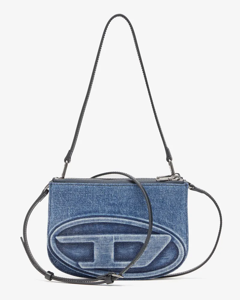 Diesel 1DR Twin denim crossbody bag -  - gender_Woman Blue
