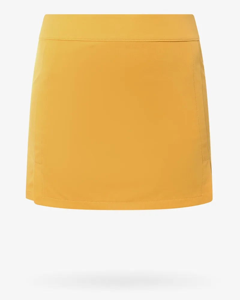 J.Lindeberg Technical fabric midi skirt -  - gender_Woman Yellow