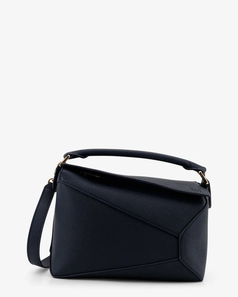 Loewe Puzzle Edge Small Leather Handbag -  - gender_Woman Blue