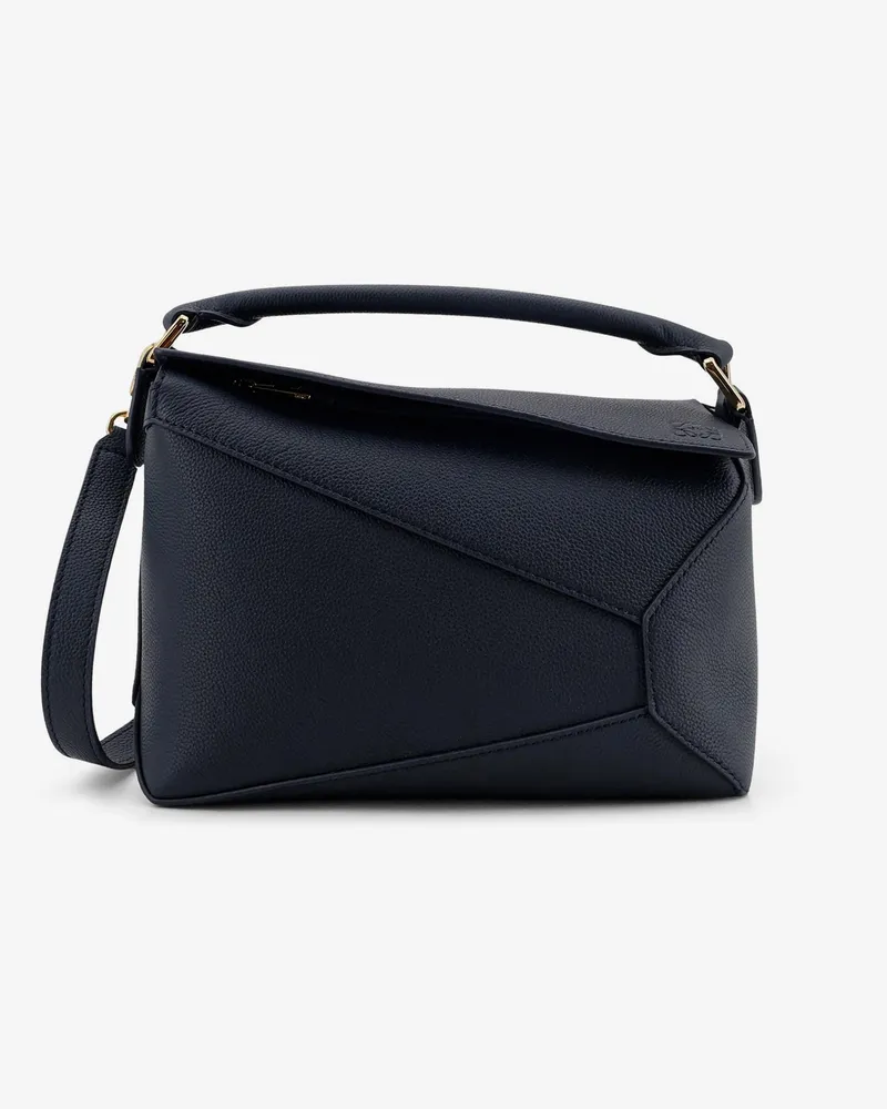Loewe Puzzle Edge Small Leather Handbag -  - gender_Woman Blue