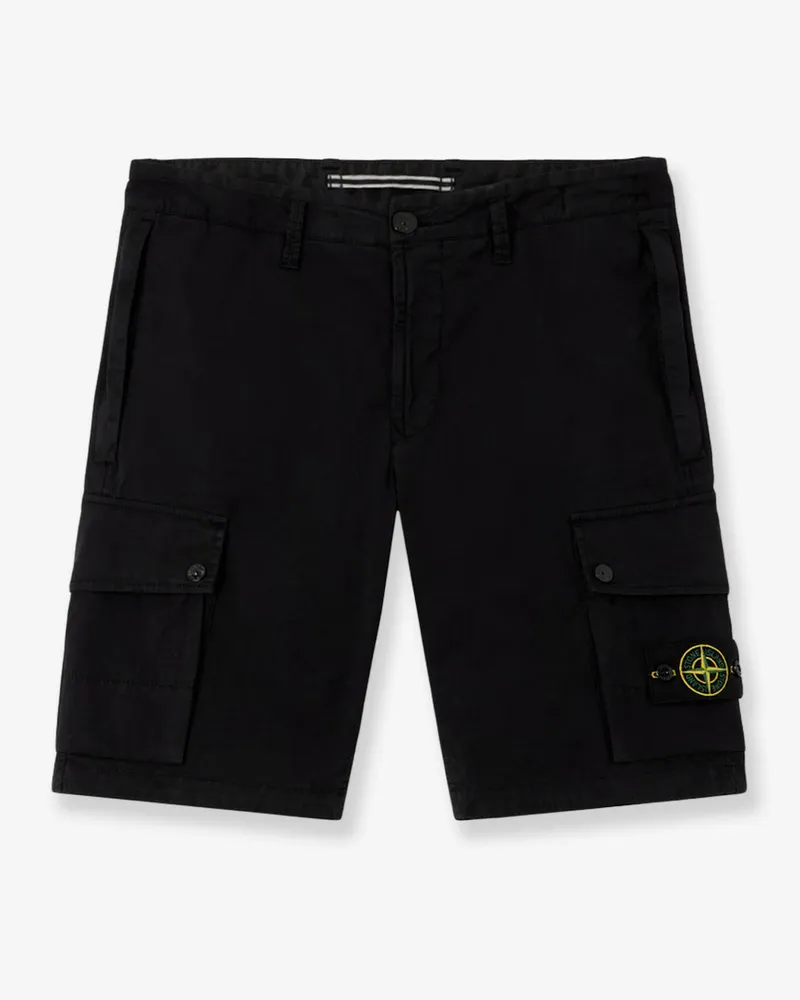 Stone Island Organic cotton shorts -  - gender_Man Black
