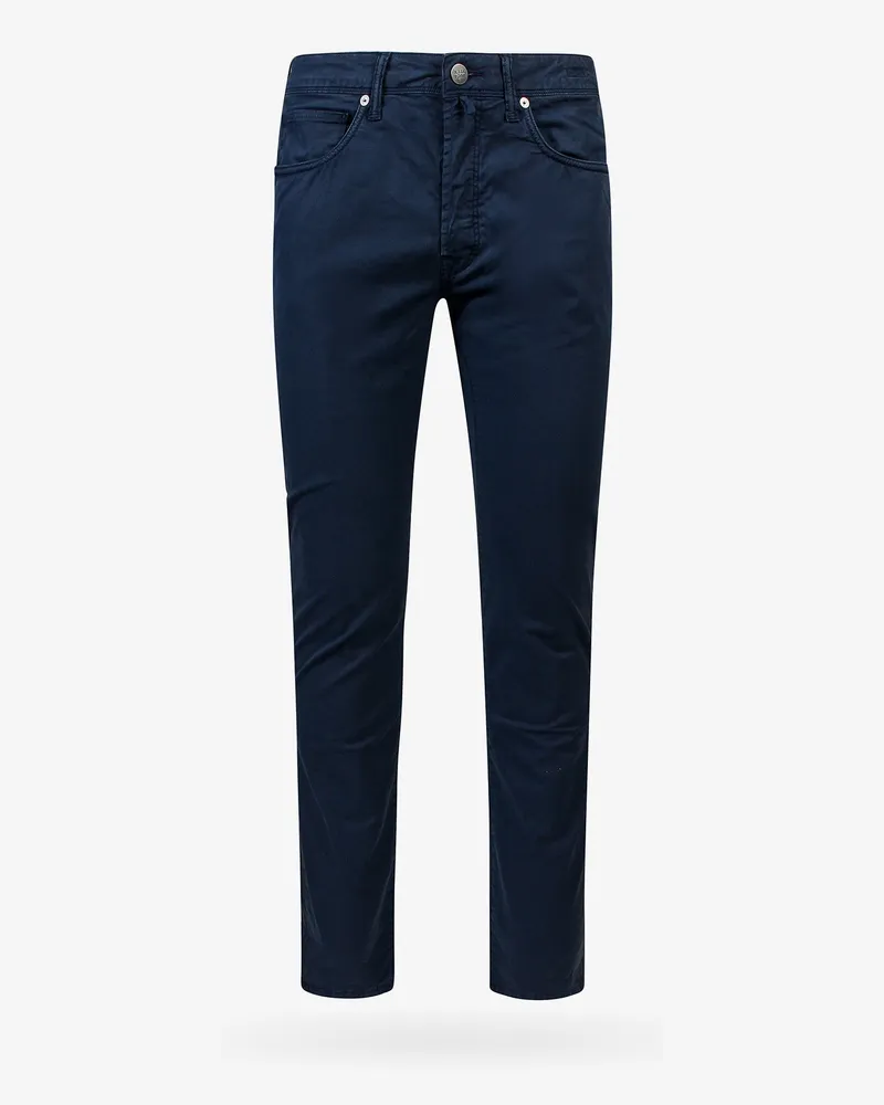 Incotex Stretch cotton trouser -  - gender_Man Blue