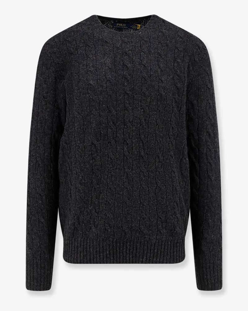 Ralph Lauren Wool and cashmere cable knit sweater -  - gender_Man Grey