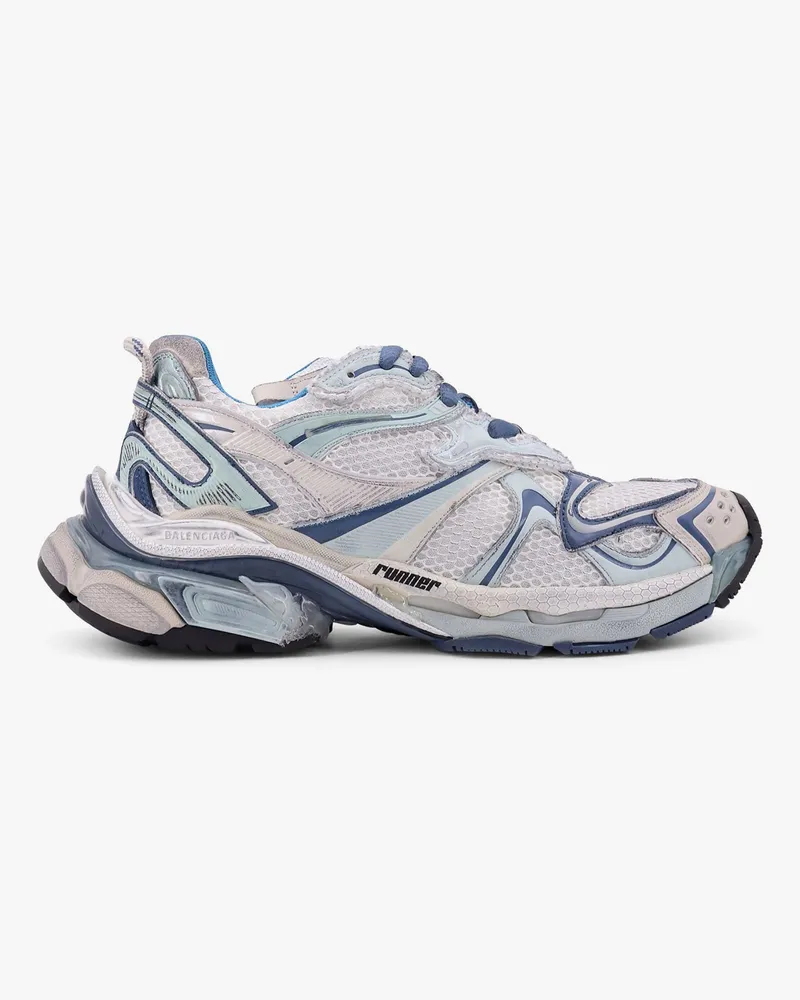 Balenciaga Runner 2 mesh sneakers -  - gender_Man White