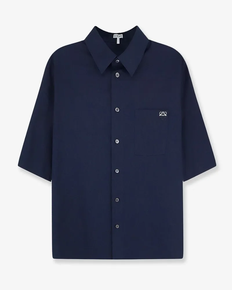 Loewe Cotton shirt -  - gender_Man Blue