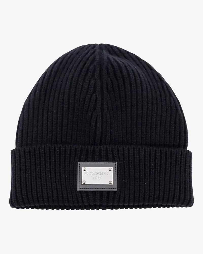 Dolce & Gabbana Wool and cashmere hat -  - gender_Man Black