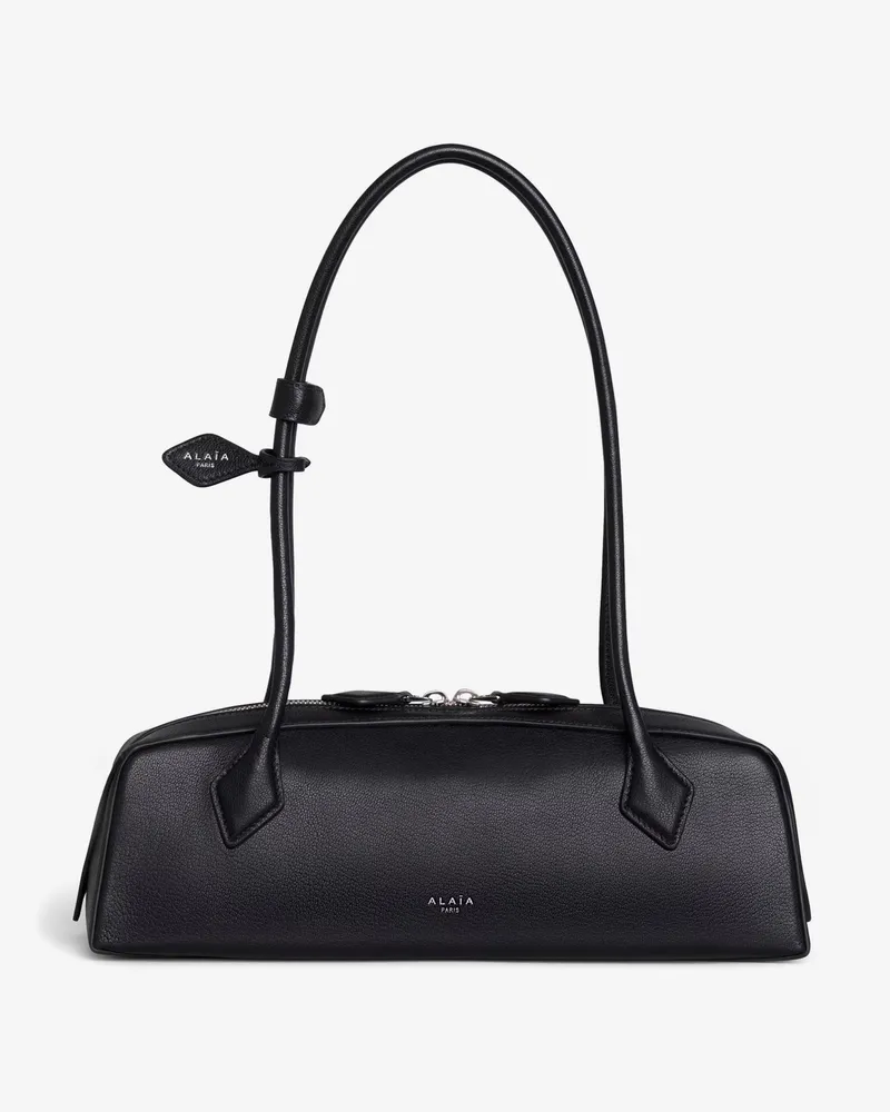 Alaïa Teckel Medium leather shoulder bag -  - gender_Woman Black