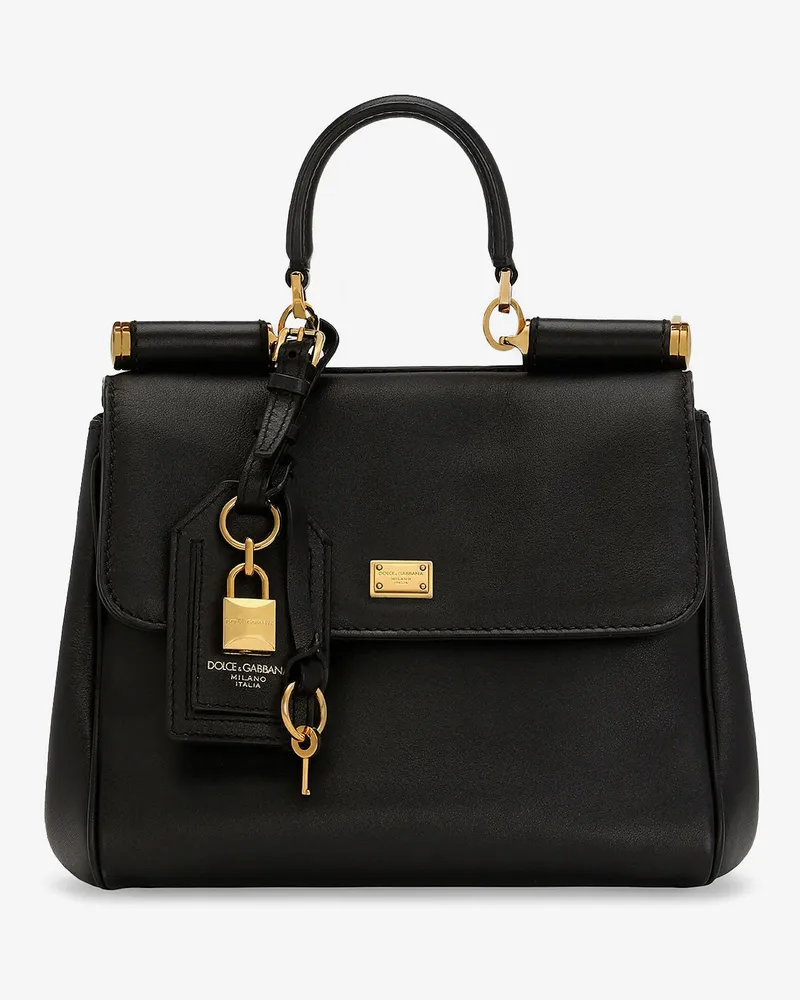 Dolce & Gabbana My Sicily leather shoulder bag -  - gender_Woman Black