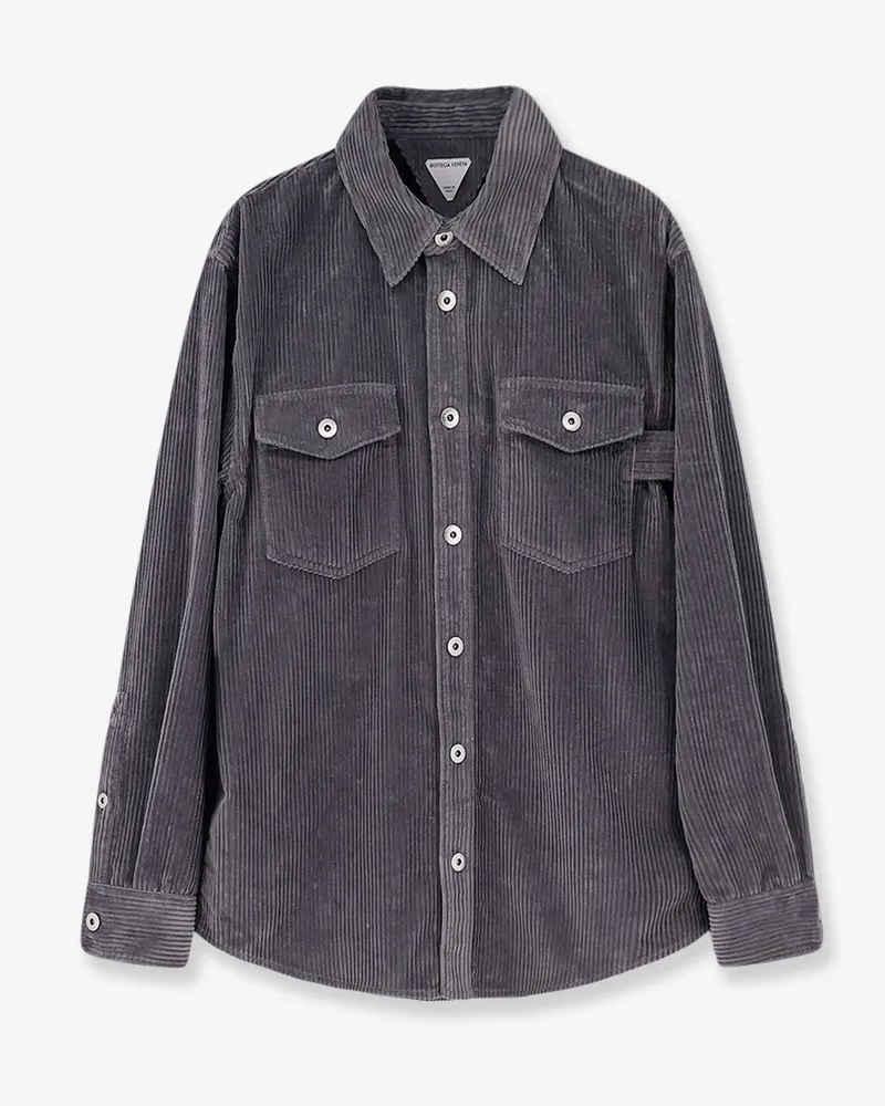Bottega Veneta Corduroy shirt -  - gender_Man Grey