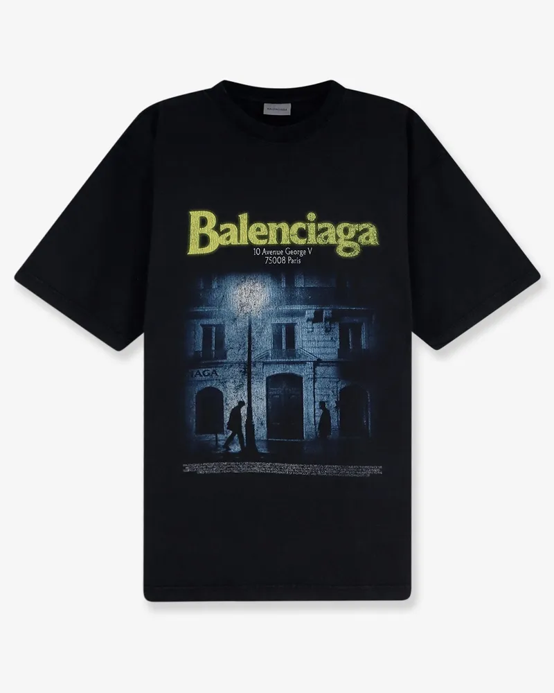 Balenciaga The Address cotton T-shirt -  - gender_Man Black