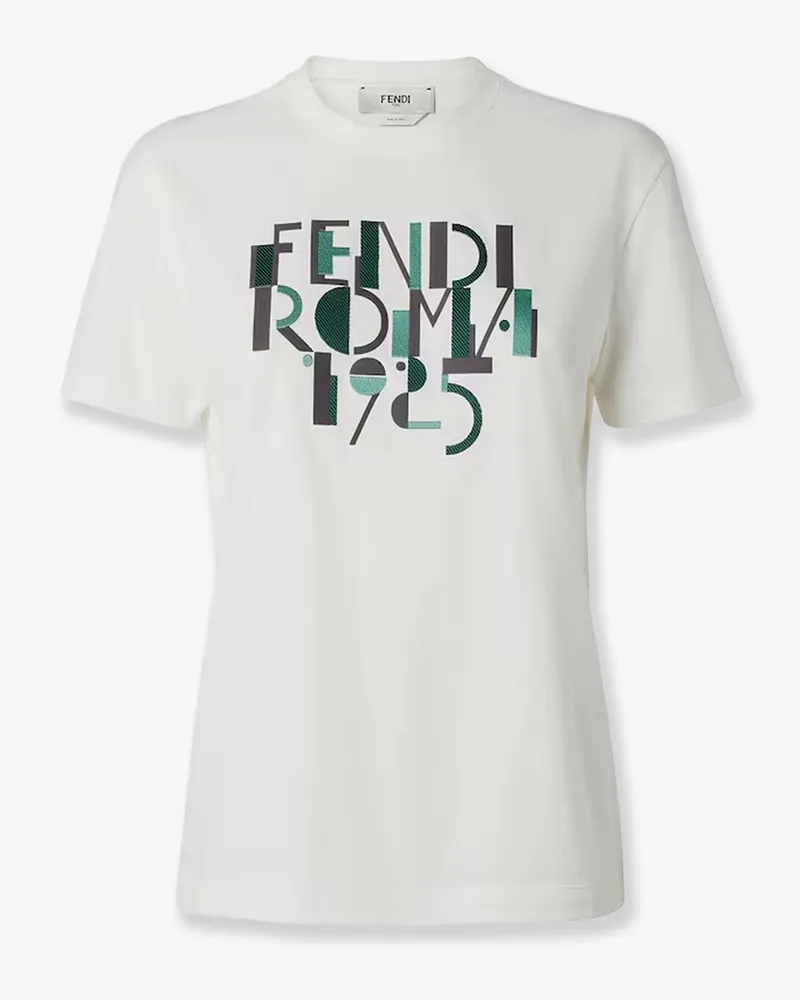 Fendi Cotton T-shirt -  - gender_Woman White