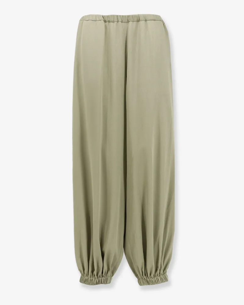 FRANKIE Shop Isola Ballon Fluid viscose trousers -  - gender_Woman Green