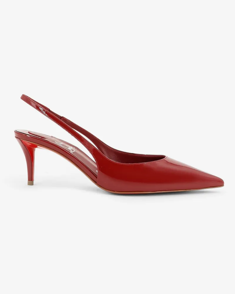 Christian Louboutin Miss Z patent leather slingback décolleté -  - gender_Woman Red