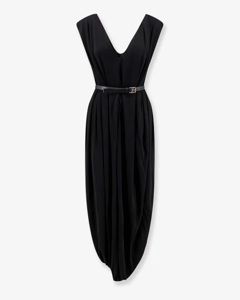 Loewe Long viscose dress -  - gender_Woman Black