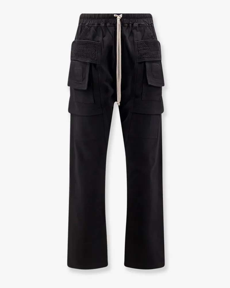 DRKSHDW by Rick Owens Cotton trousers -  - gender_Man Black