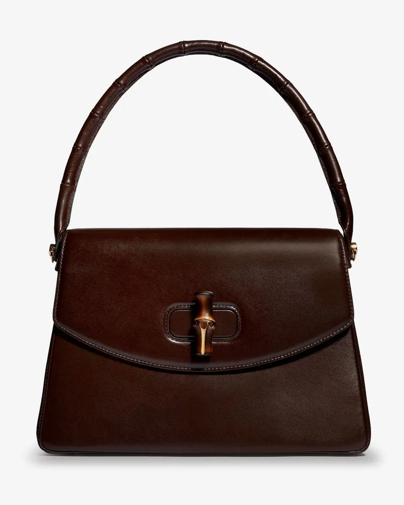 Gucci Bamboo Vendetta leather handbag -  - gender_Woman Brown