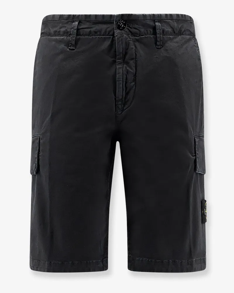 Stone Island Organic cotton shorts -  - gender_Man Black