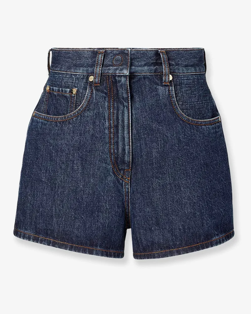 Fendi Denim shorts -  - gender_Woman Blue