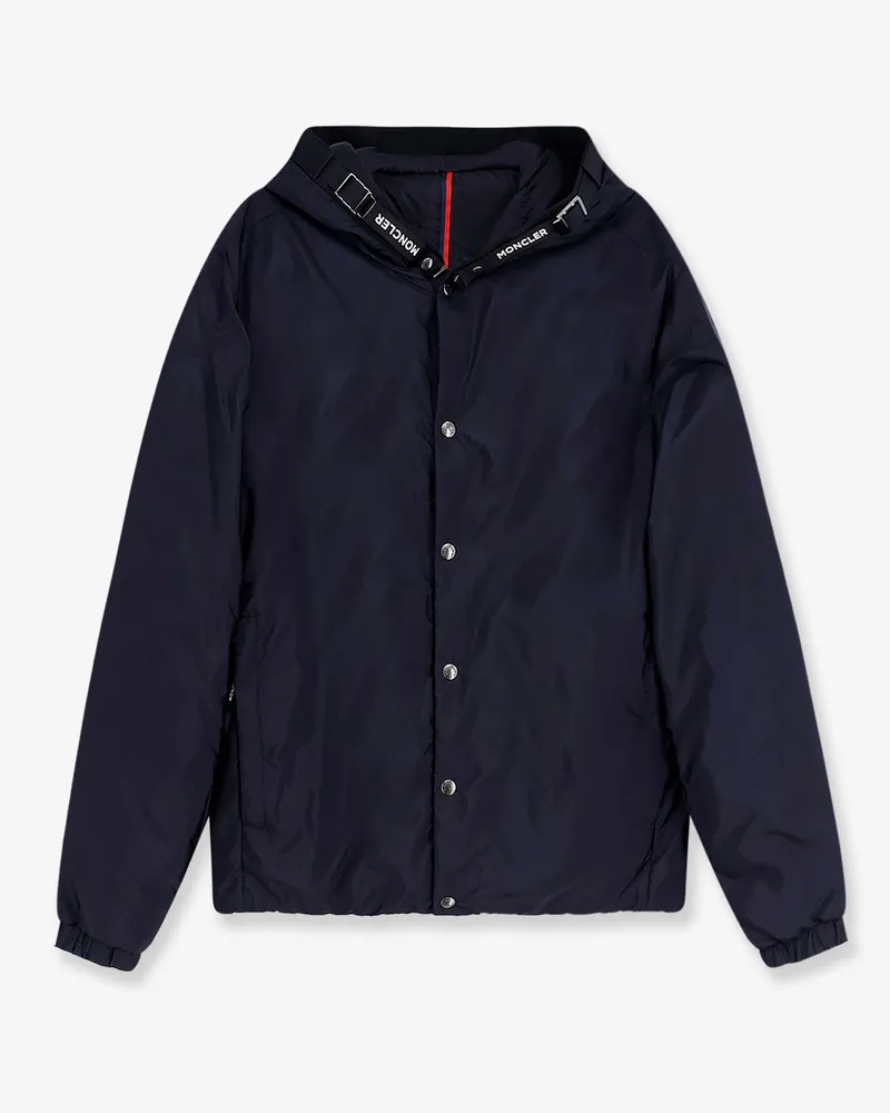Moncler Trestraou down jacket with grosgrain profiles -  - gender_Man Blue