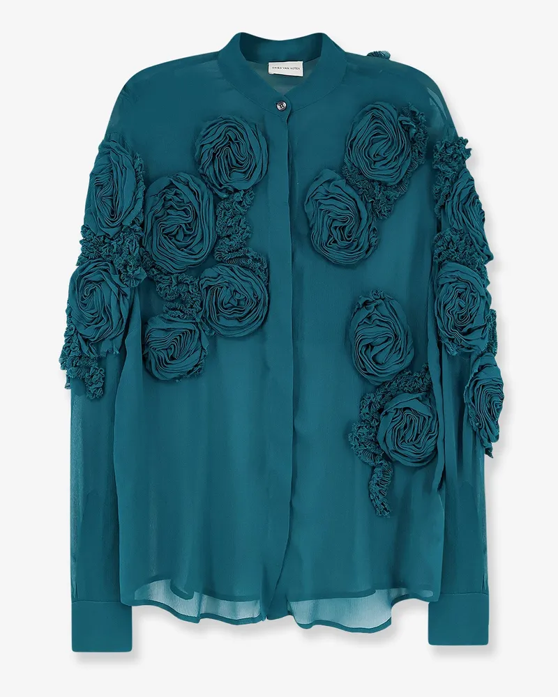 Dries van Noten Chowsa viscose shirt -  - gender_Woman Green