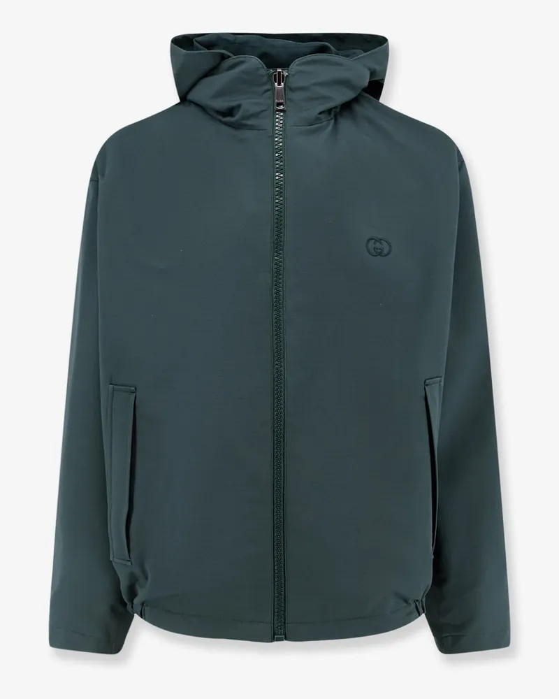 Gucci Reversible Ripstop cotton jacket -  - gender_Man Green