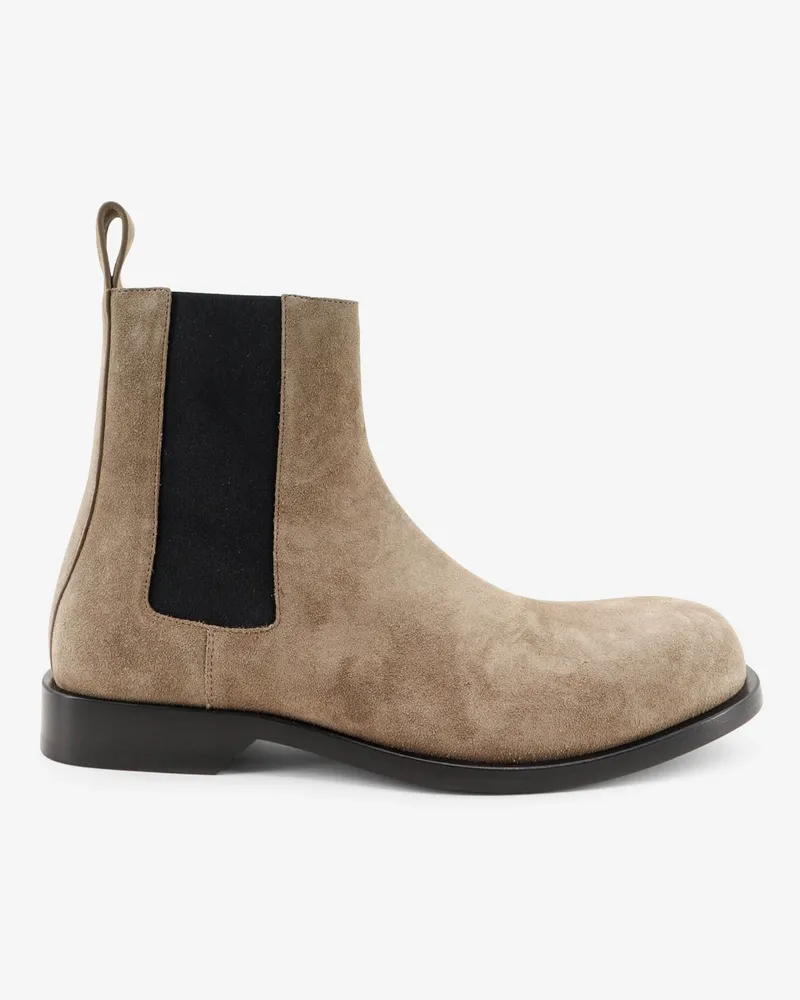 Loewe Bobine Chelsea suede boots -  - gender_Man Beige