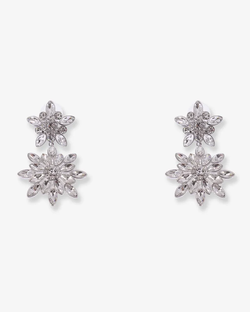 Self-Portrait Silver brass earrings -  - gender_Woman Silver