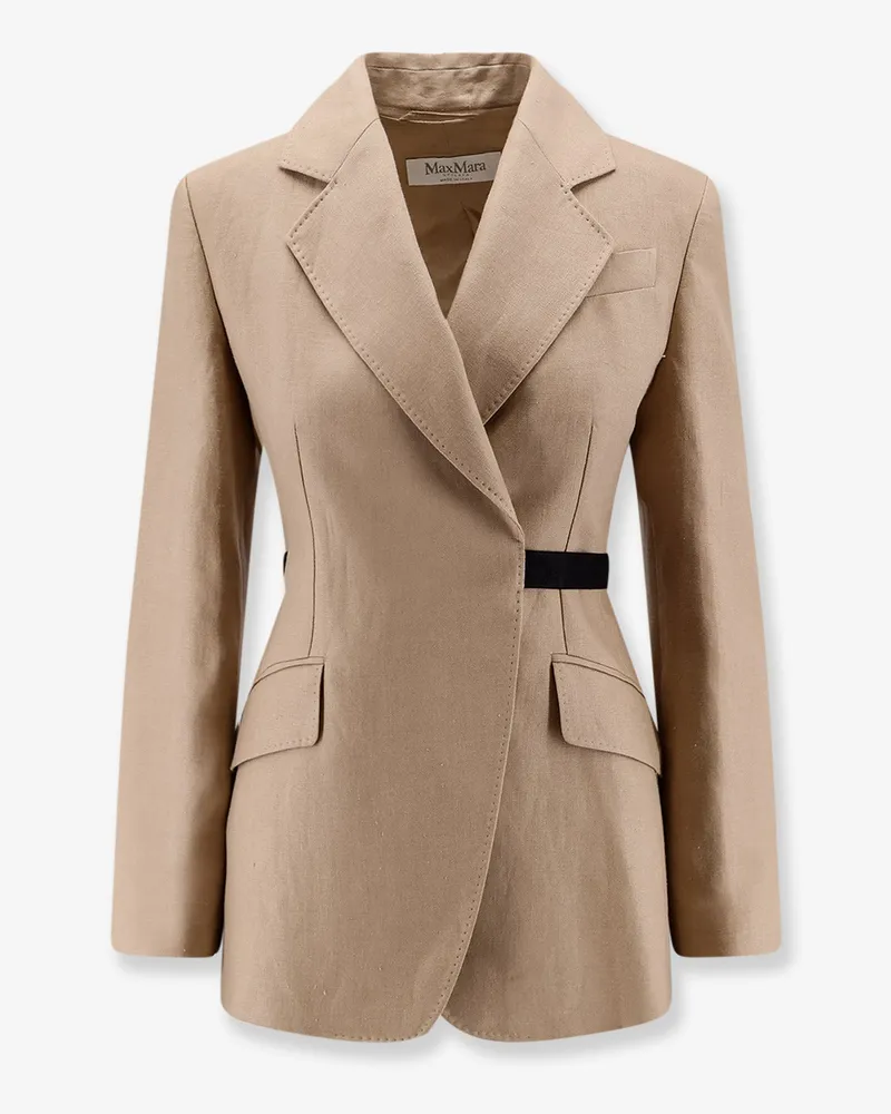Max Mara Mxsfionda linen blazer -  - gender_Woman Beige