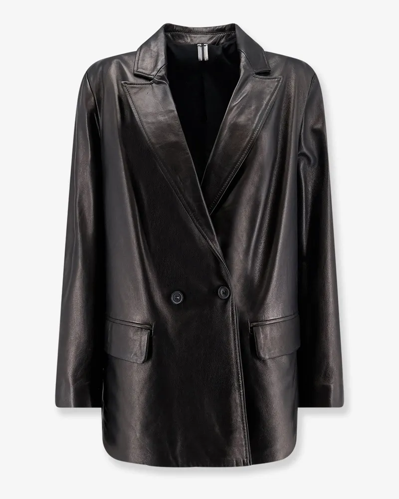 DFOUR Leather Jacket -  - gender_Woman Black