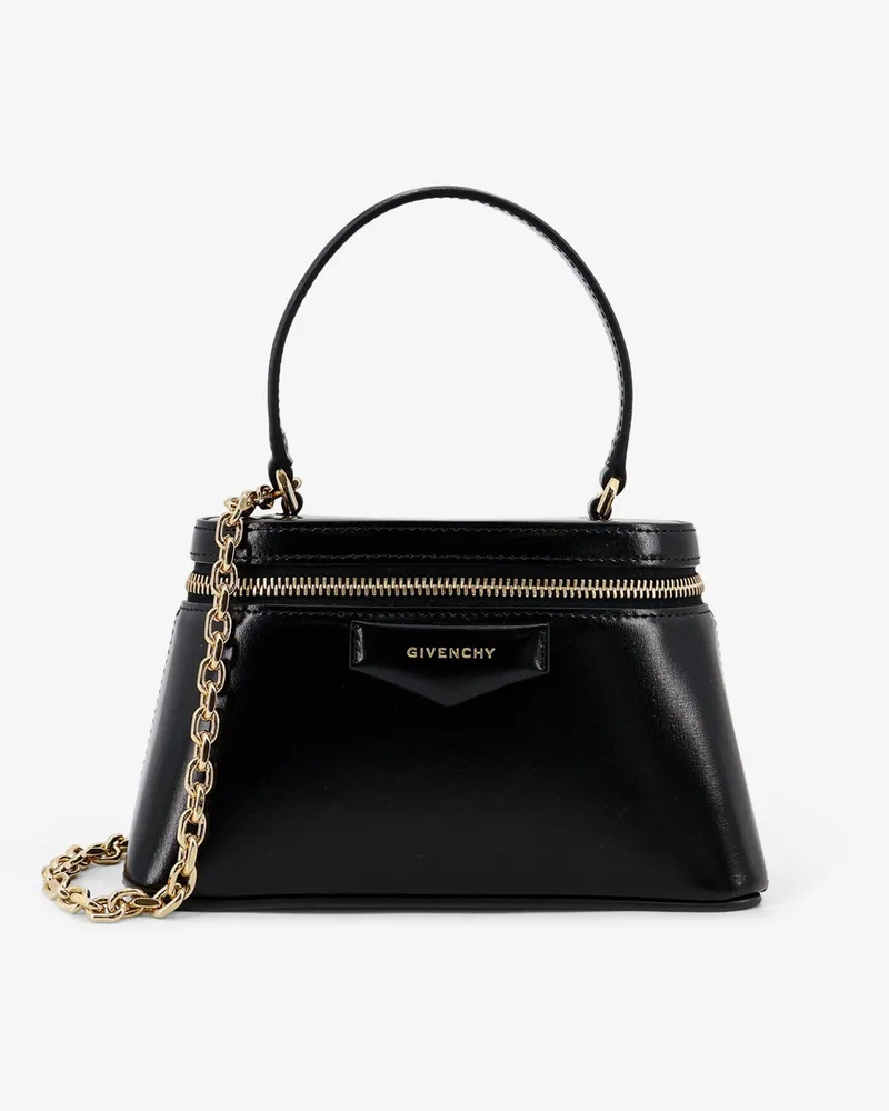 Givenchy Vanity Antigona leather handbag with lettering logo on the front -  - gender_Woman Black