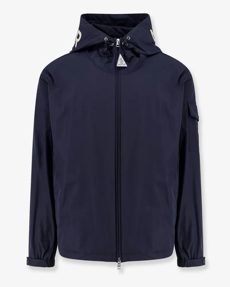 Moncler Sassiere jacket with  embroidery - MONCLER - gender_Man Blue
