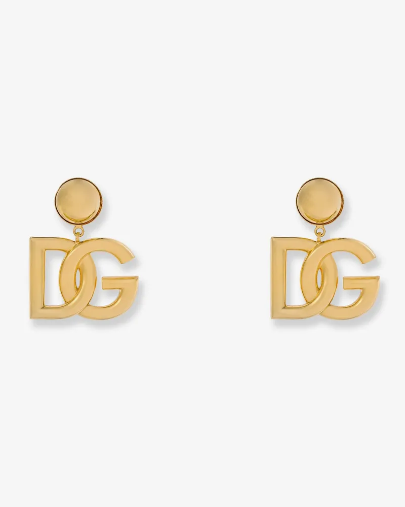 Dolce & Gabbana DG brass earrings -  - gender_Woman Gold