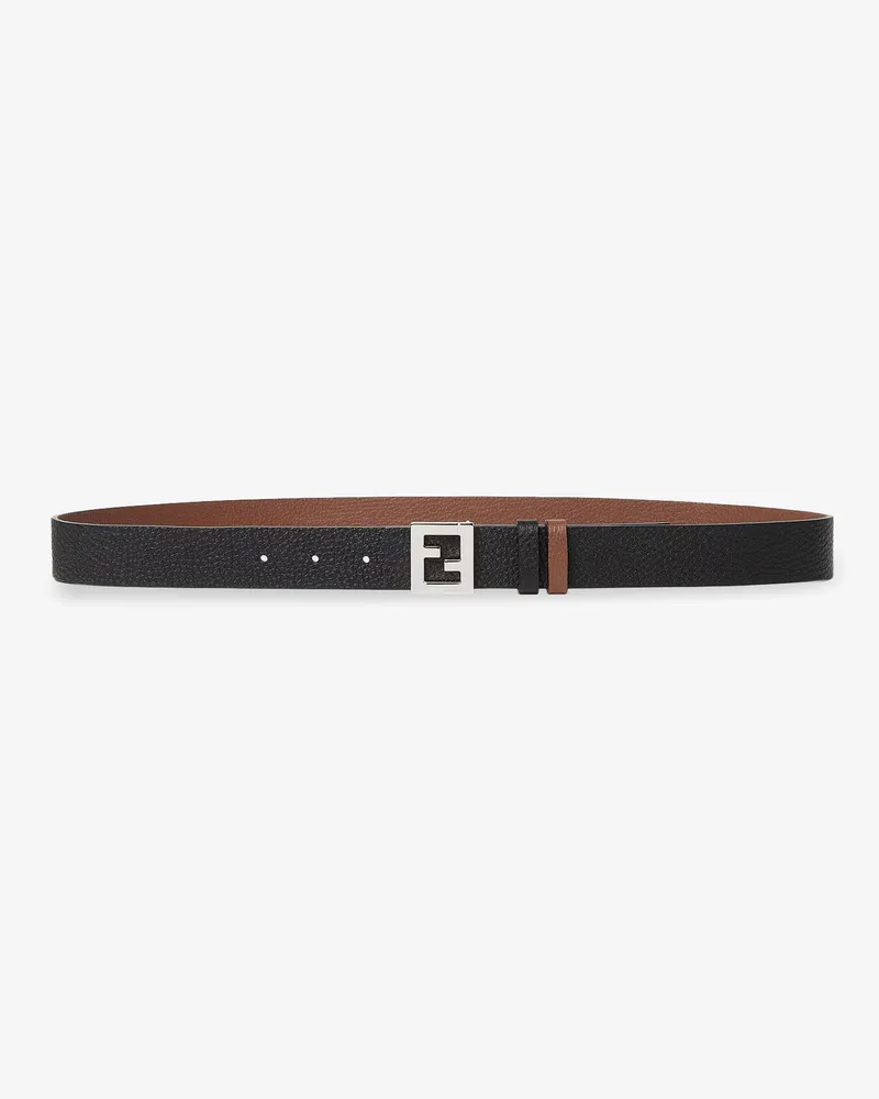 Fendi Reversible leather belt -  - gender_Man Black