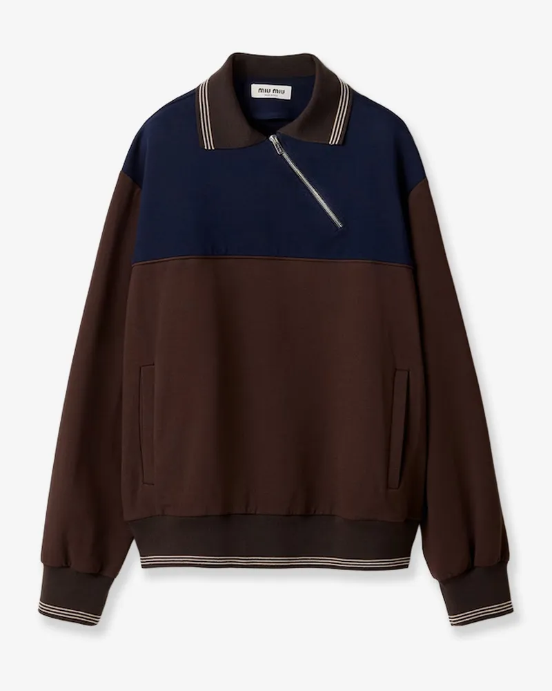 Miu Miu Viscose sweatshirt -  - gender_Woman Brown