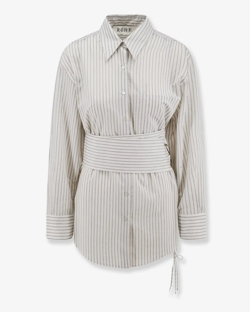 Róhe Silk and cotton blend shirt -  - gender_Woman Grey