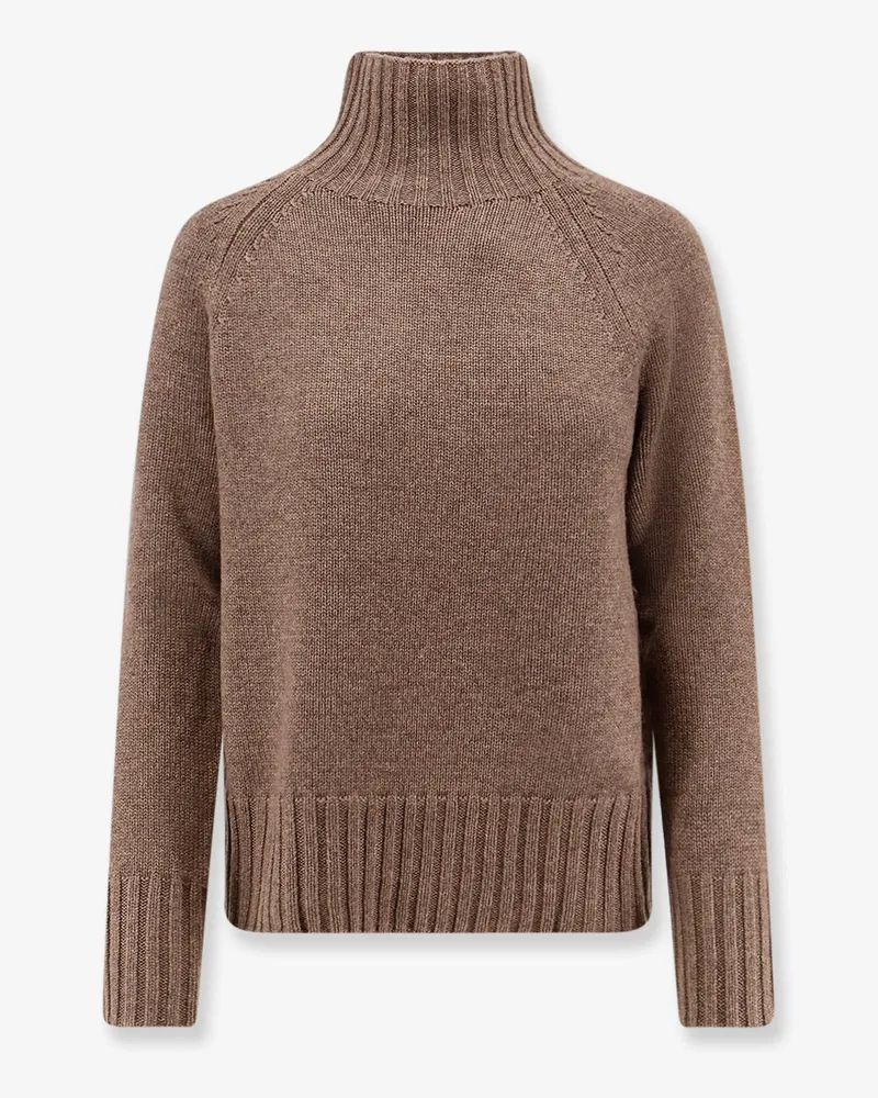Max Mara Mantova turtleneck wool and cashmere sweater -  - gender_Woman Beige