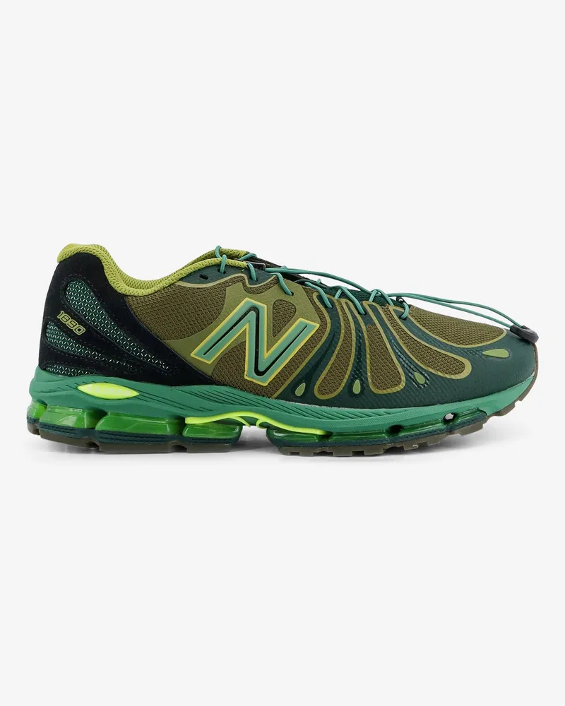 New Balance U18907 mesh sneakers with iconic side logo -  - gender_Man Green