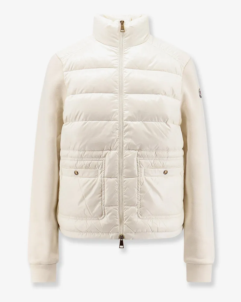 Moncler Padded jacket with fabric details -  - gender_Woman White