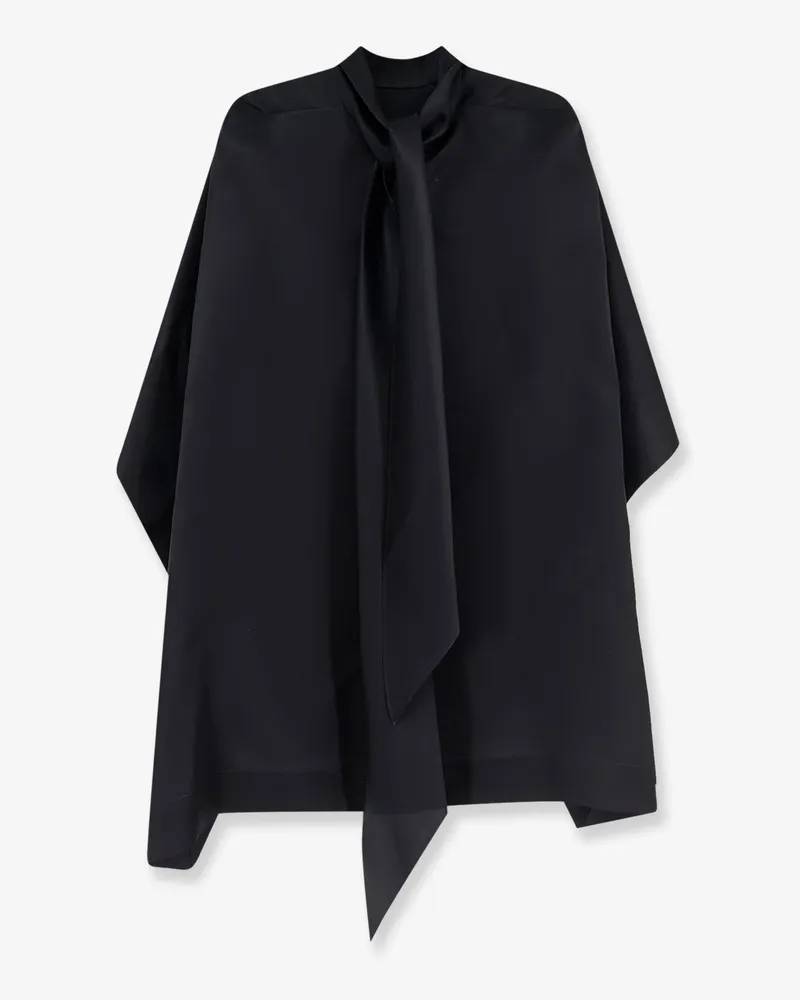 Alberta Ferretti Silk cape -  - gender_Woman Black